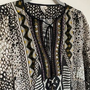 Blank London Sheer Embellished Dress Small